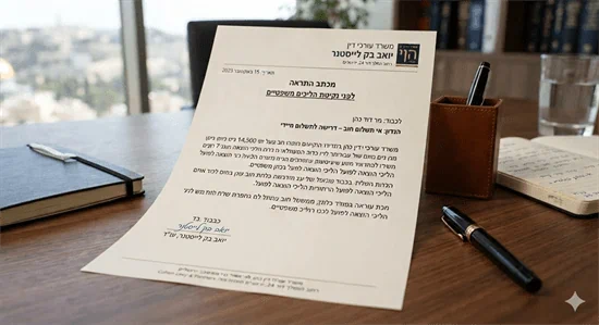 מכתב התראה